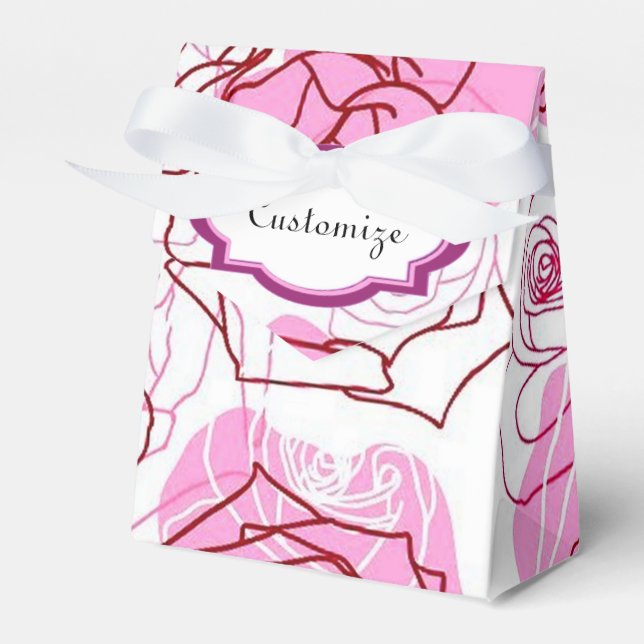 Ballotins Grace & Appréciation Rose Roses Ballotin de tente (Verso)