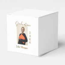 Graduation photo brown golden year 20XX namesimple