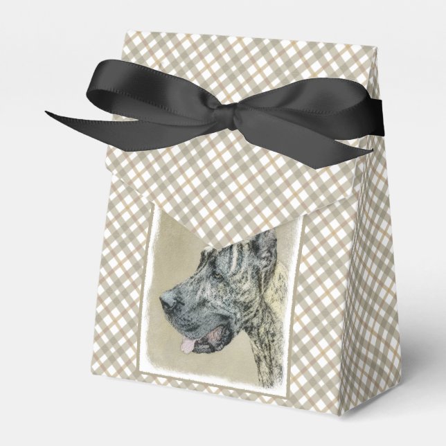 Ballotins Grande Danse (Brindle) Peinture - Art Chien origin (Verso)