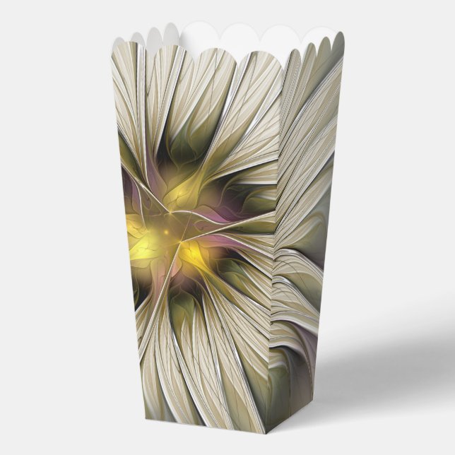 Ballotins Grande Fleur d'ivoire, Abstrait Art Fractal Modern (Recto)
