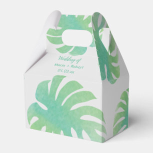 Ballotins Grande Monstera Feuille Verdure Mariage Botanique 
