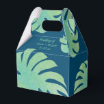 Ballotins Grande Monstera Feuille Verdure Mariage Botanique<br><div class="desc">Ballotin pour Mariage - Bonbons/Cadeaux d'hôtes Hawaii Thème Tropical Main dessinée Art original</div>