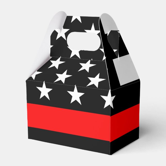 Ballotins Graphique de la ligne rouge mince américaine (Arrière)