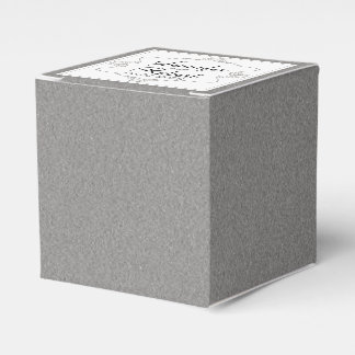 Ballotins Graphite gris et blanc Fil Posh mariage boîte de p