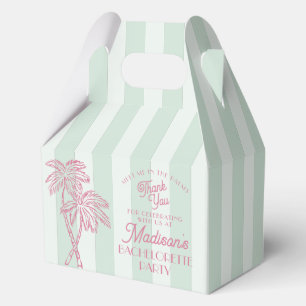 Ballotins Green Palm Spring Pastel Beach Bachelorte Party