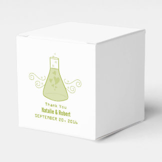 Ballotins Green Sweet Chimie Mariage Faveur Boîtes