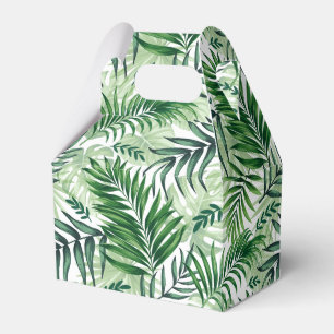 Ballotins Green Tropical Palm & Monstera Feuille