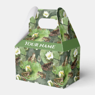 Ballotins Grenouilles nénuphars verts et blancs