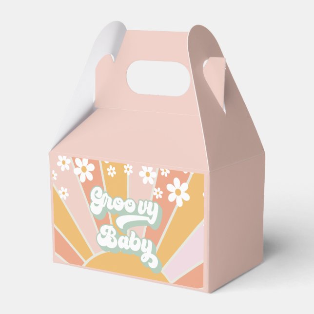 Ballotins Groovy Baby Retro Soleil daisy boho merci (Verso)