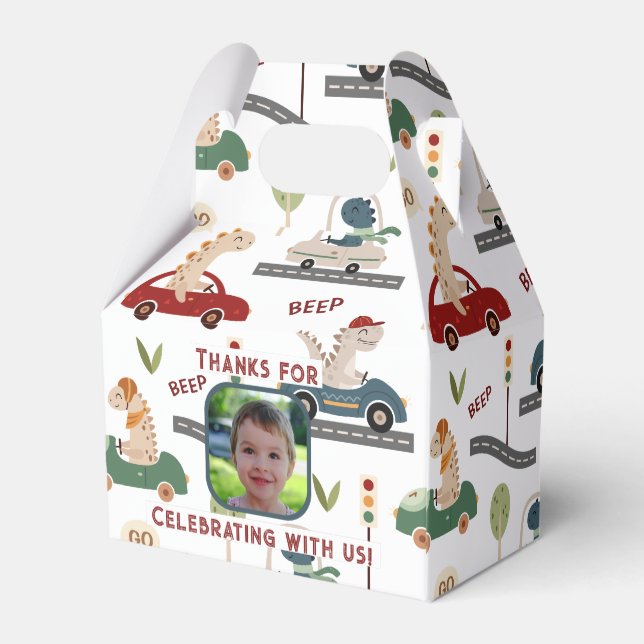 Ballotins Groupes préhistoriques de Dinosaures colorés photo (Arrière)