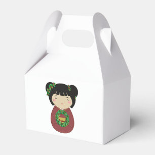 Ballotins Guirlande de Noël de Kokeshi