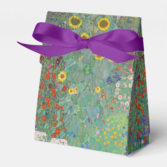 Ballotins Gustav Klimt - Jardin de campagne avec tournesols (Verso)