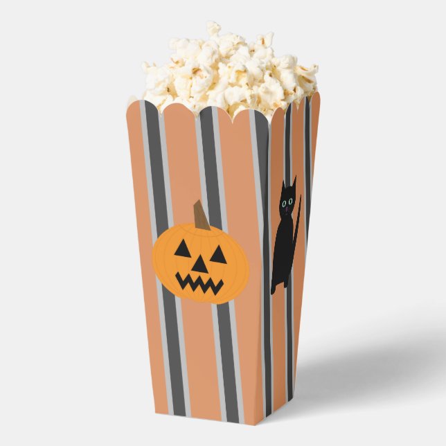 Ballotins Halloween Cat Ghost Citrouille Spider Web Popcorn (Sauté)