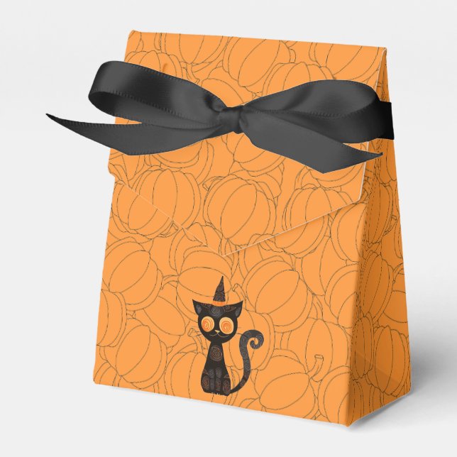 Ballotins Halloween/chat/citrouille/automne (Verso)