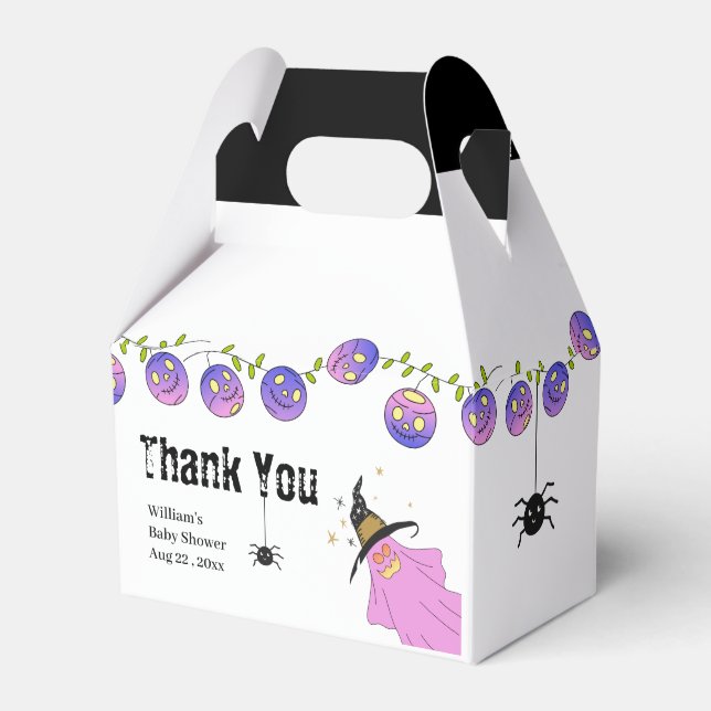 Ballotins Halloween Gradient Ghost Crâne Garland (Verso)