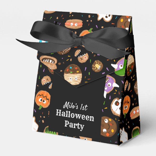 Ballotins Halloween Monster Cookie amusant enfants fête (Verso)
