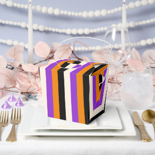 Ballotins Halloween Orange Violet Noir Rayure