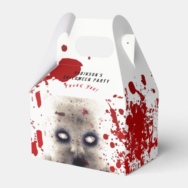 Ballotins HALLOWEEN Personnalisé Boîte Gable DÉPLAISANT DOLL (Verso)