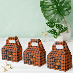 Ballotins Halloween Plaid Traid Ou Treat