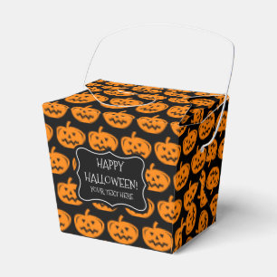 Ballotins Halloween ruse ou traiter citrouille fête boîte