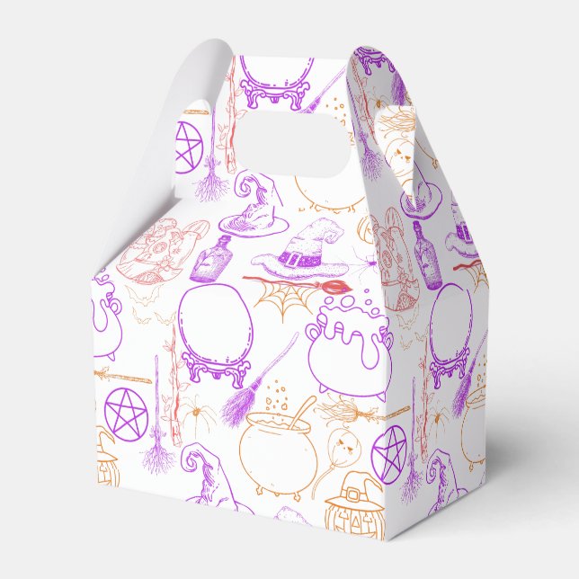 Ballotins Halloween Witchcraft Motif Neon 01 (Verso)