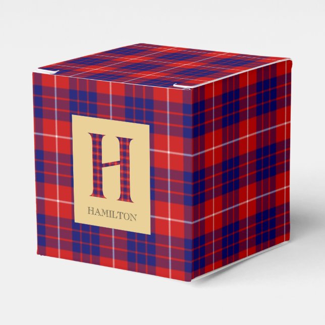Ballotins Hamilton Tartan Monogramme H (Verso)