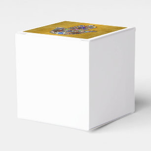 Ballotins Hamsa Coeurs Fleurs Opal Art sur Or