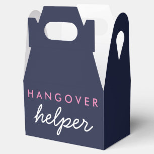Ballotins Hangover Helper Wedding Favoriser w Hashtag Navy P