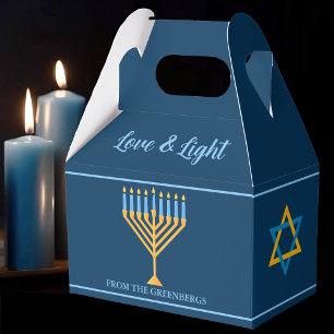 Ballotins Hanoukka Amour et Lumière Menorah Custom Blue Part