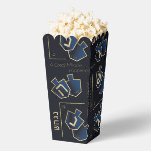 Ballotins Hanoukka Un grand miracle bleu foncé