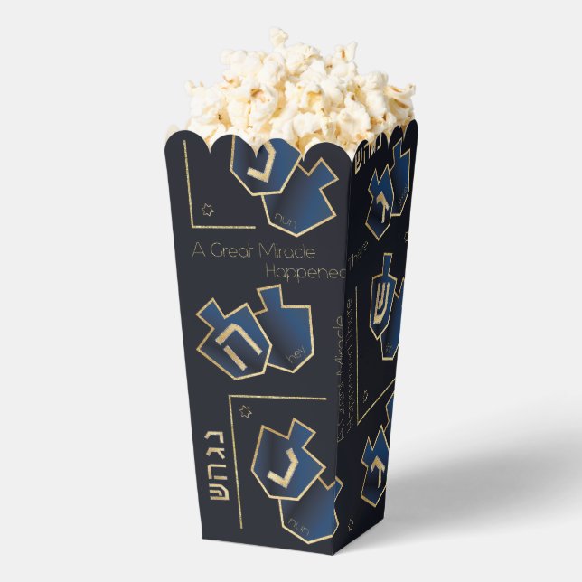 Ballotins Hanoukka Un grand miracle bleu foncé (Sauté)