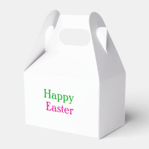 Ballotins Happy easter boho vert rose enfants ajouter nom ti