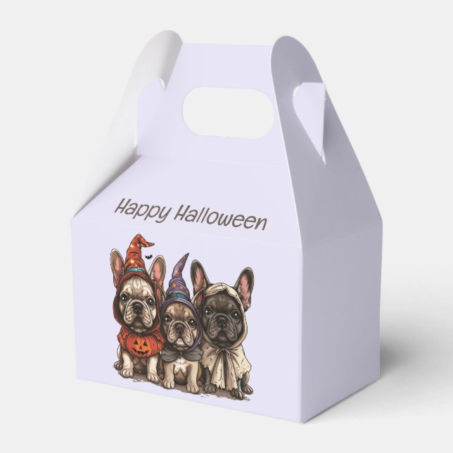 Ballotins Happy Halloween Bulldogs français (Verso)