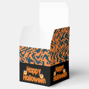 Ballotins Happy Halloween Whimsical Text Cube Ballotin
