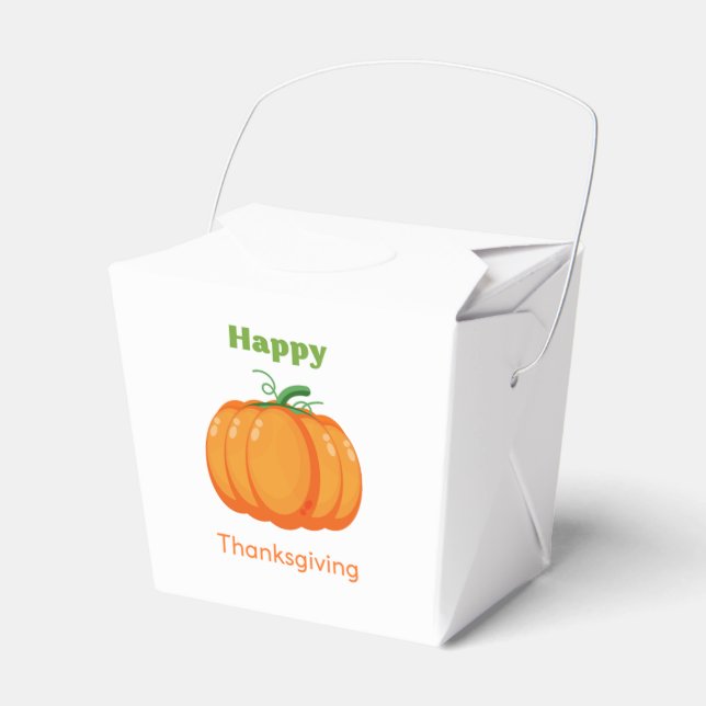 Ballotins Happy Thanksgiving large pumpkin (Verso)