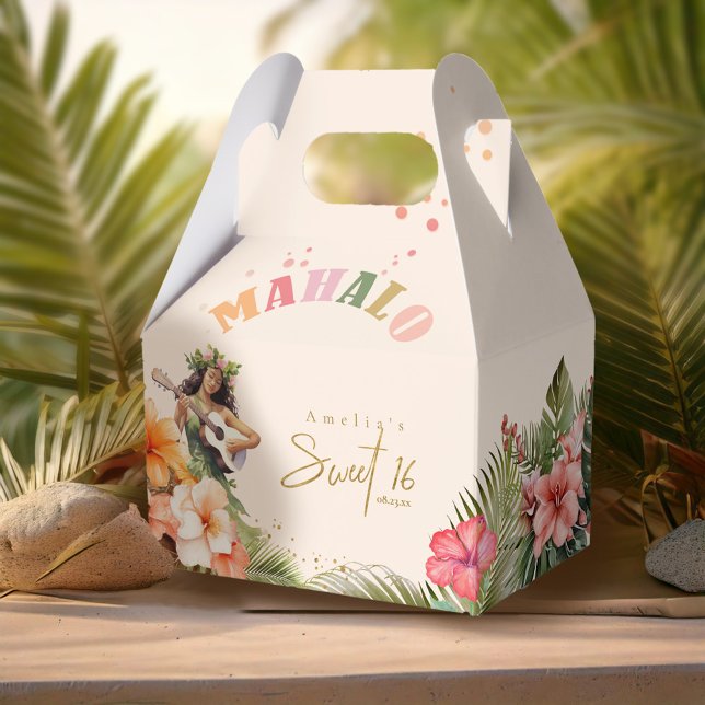 Ballotins Hawaiian Luau Sweet 16 Mahalo ID1092 (Créateur téléchargé)