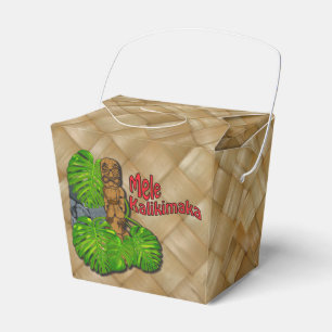 Ballotins Hawaiian Tiki Mele Kalikimaka Christmas Take Out
