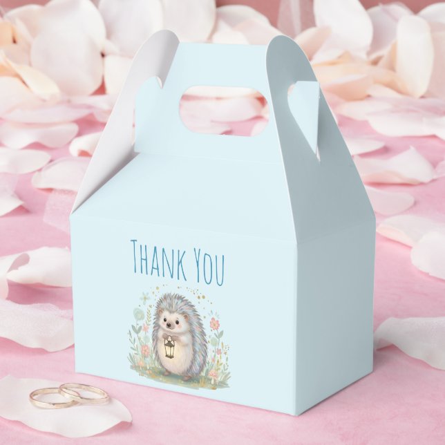 Ballotins Hérisson Mignon avec Merci Lanterne (Mariage)