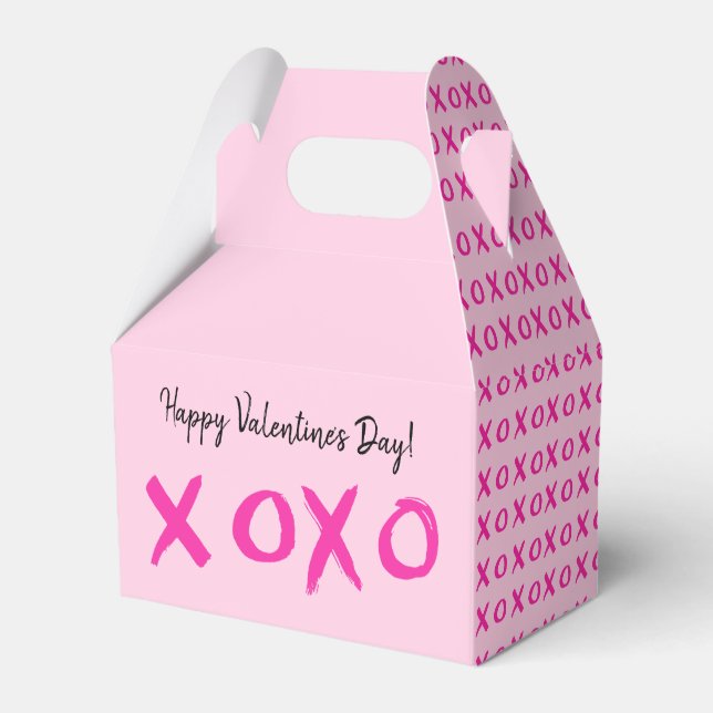 Ballotins Heureuse Sainte-Valentin xoxo rose (Verso)