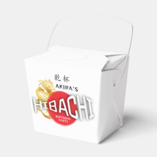 Ballotins Hibachi Chef japonais Sushi BBQ Dragon Anniversair