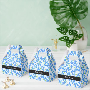 Ballotins Hibiscus Bleu, Fleurs Bleues, Votre Nom