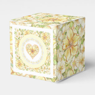 Ballotins Hibiscus & dentelle JAUNE