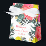 Ballotins Hibiscus Hawaii Tropical Main Tirée Bright Mariage<br><div class="desc">Ballotin pour Mariage - Bonbons/Cadeaux d'hôtes Hawaii Thème Tropical Main dessinée Art original</div>