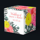 Ballotins Hibiscus Hawaii Tropical Main Tirée Bright Mariage<br><div class="desc">Ballotin pour Mariage - Bonbons/Cadeaux d'hôtes Hawaii Thème Tropical Main dessinée Art original</div>