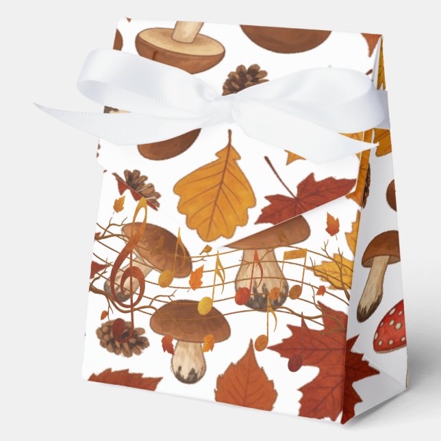 Ballotins Hibou d'automne et feuilles (Recto)