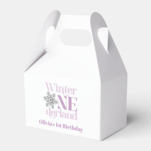 Ballotins Hiver Onederland Flocon de Neige Violet 1er Annive
