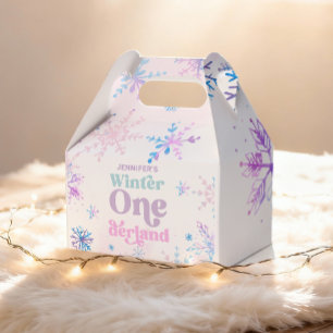 Ballotins Hiver Onederland Snowflakes Fille Neige Anniversai