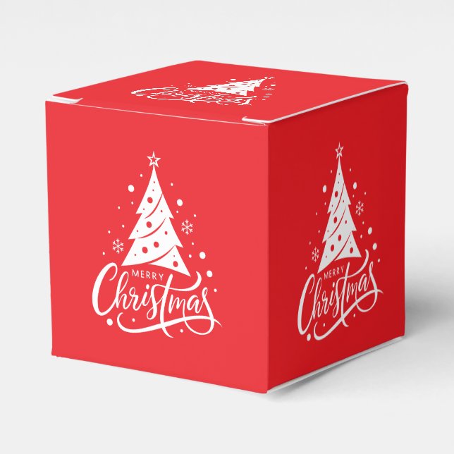 Ballotins Holiday Favor Gift Box (Verso)