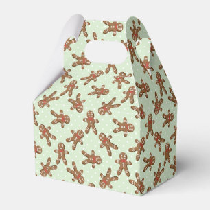 Ballotins Homme en pain d'épices à pois verts Cookie de Noël