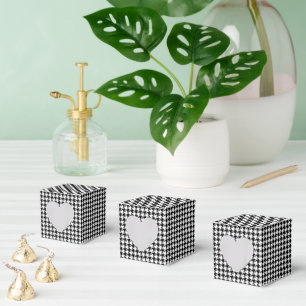 Ballotins Houndstooth noir et blanc par Shirley Taylor